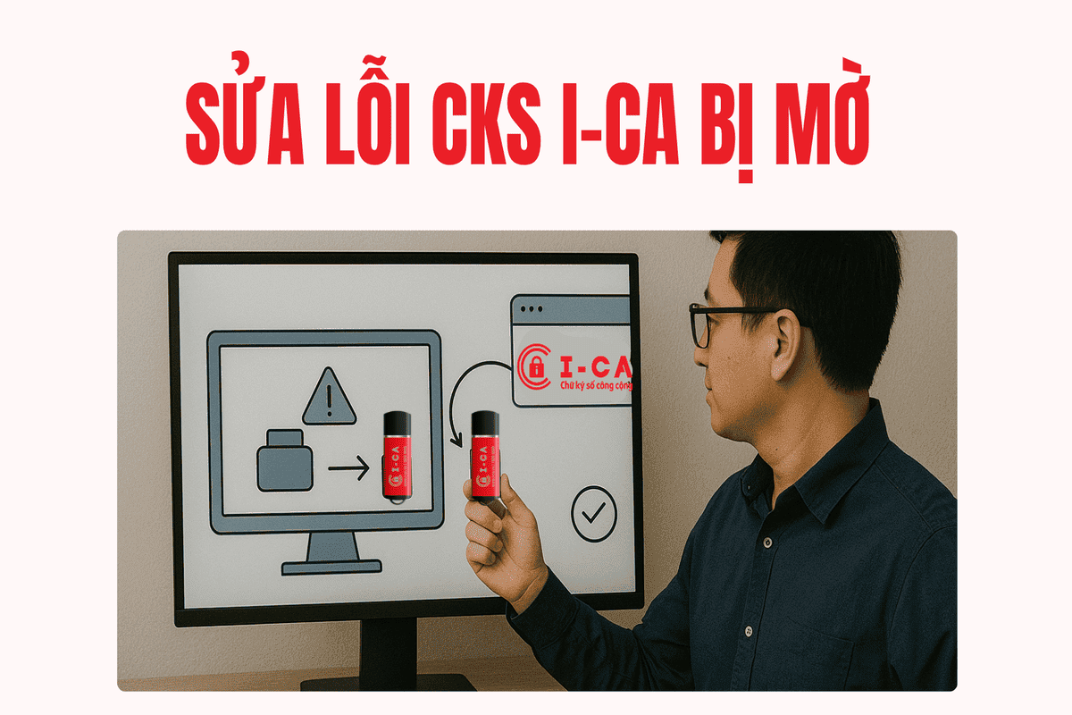 Sửa Lỗi CKS I-CA Bị Mờ Sửa Lỗi CKS I-CA Bị Mờ